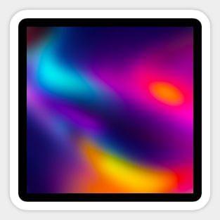 Beautiful Abstract Color Art Sticker